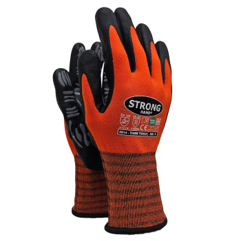 StrongHand Tiger Touch – Feinstrickhandschuhe mit Micro-Nitrilschaum